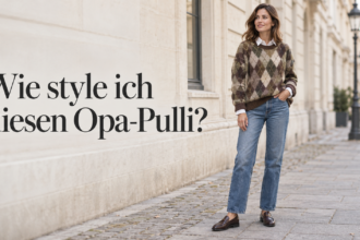 Wie style ich diesen Opa-Pulli